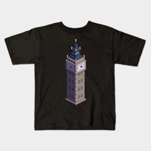 8-bit-big-ben Kids T-Shirt